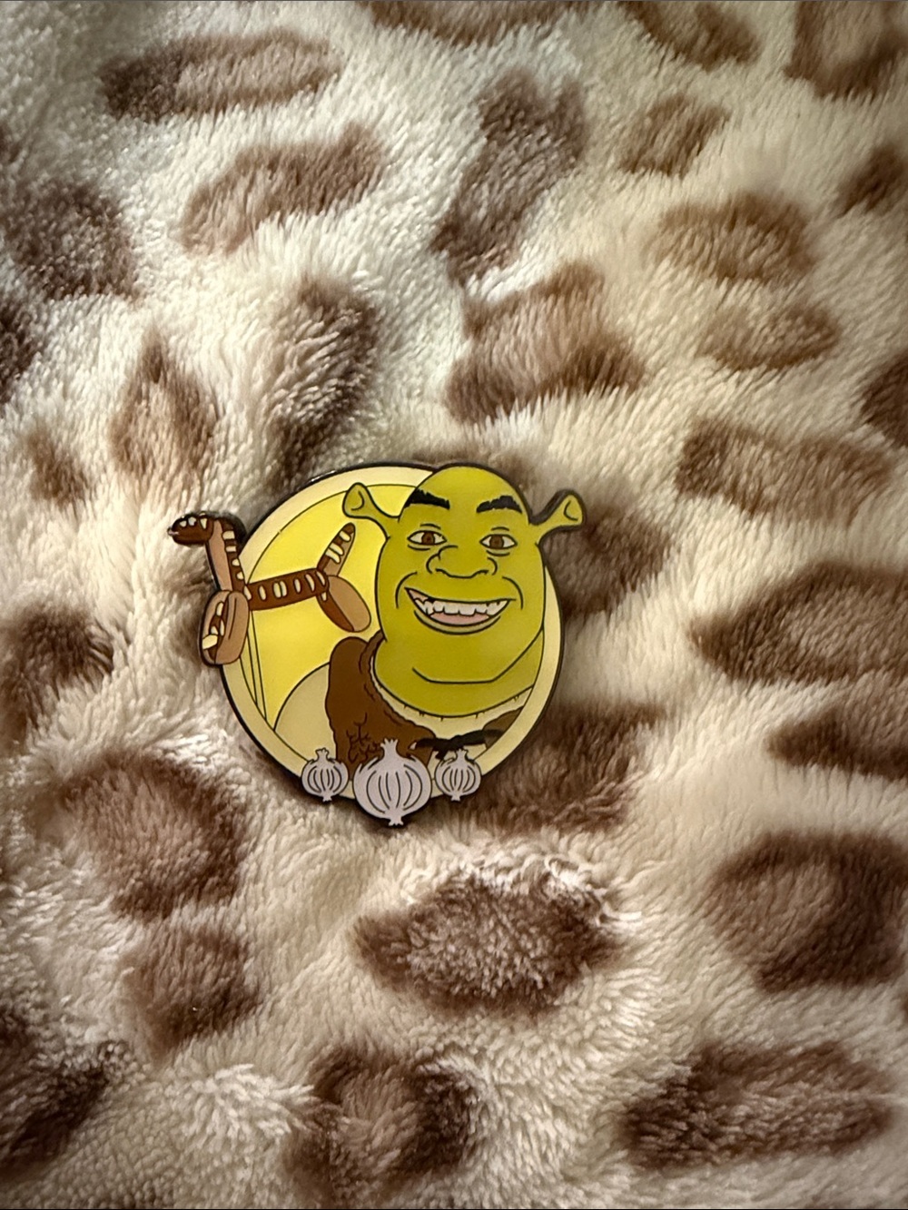 Shrek Green Character Pin - Official Licensed Enamel Accessory